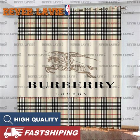 burberry print curtains|Burberry inspired curtain plaid.